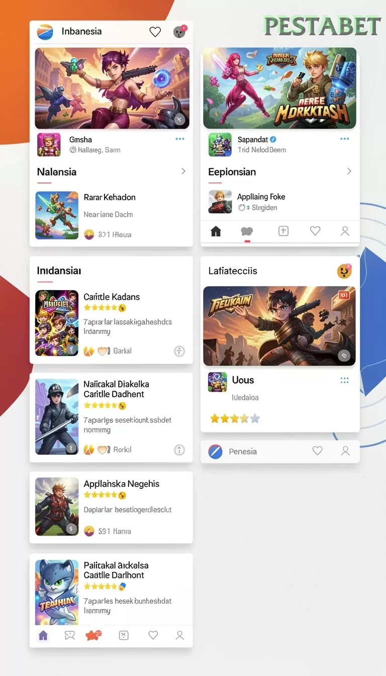 Cuplikan layar menu unduhan pestabet untuk perangkat Android